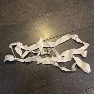 Louis Vuitton white gold ribbon decoration gift wrapping 220cm